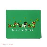 Cute St Patrick's Day Just A Lucky Dog Dachshunds Mousepad thumb 0
