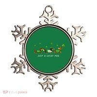 Cute St Patrick's Day Just A Lucky Dog Dachshunds Ornament thumb 0