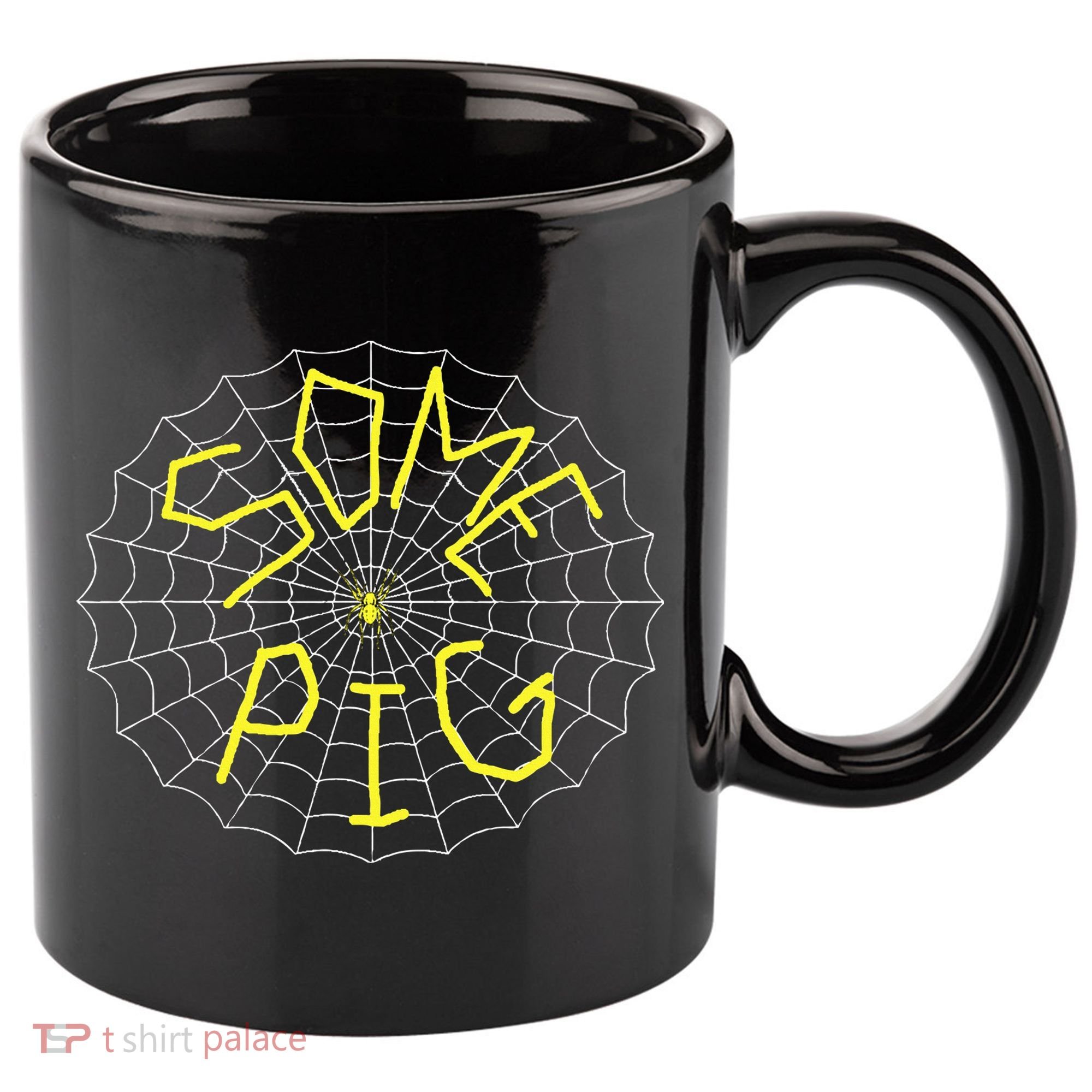 Charlotte's Some Pig Spider Web  11oz C Handle Ceramic Mug