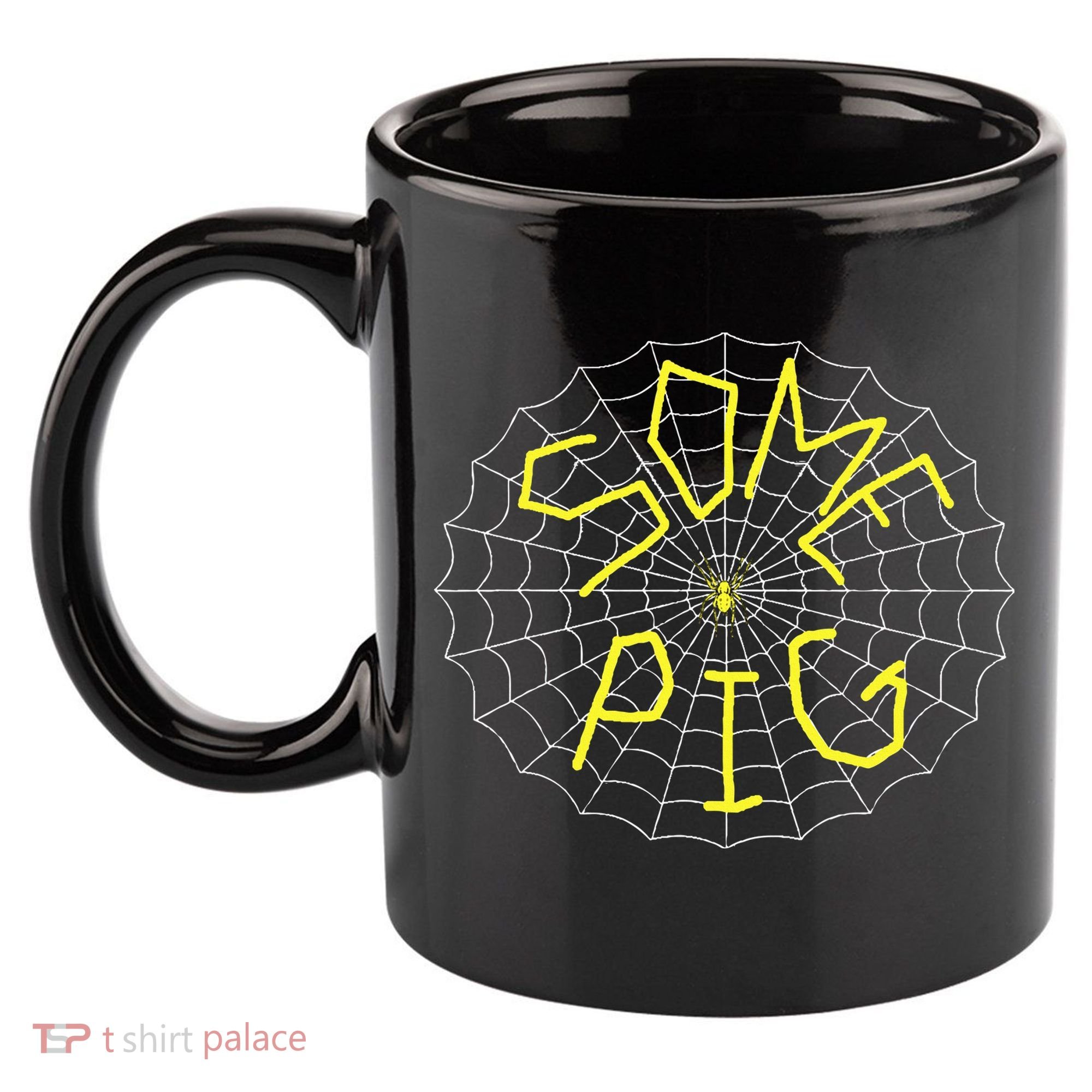 Charlotte's Some Pig Spider Web  11oz C Handle Ceramic Mug