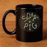 Charlotte's Some Pig Spider Web  11oz C Handle Ceramic Mug thumb 4