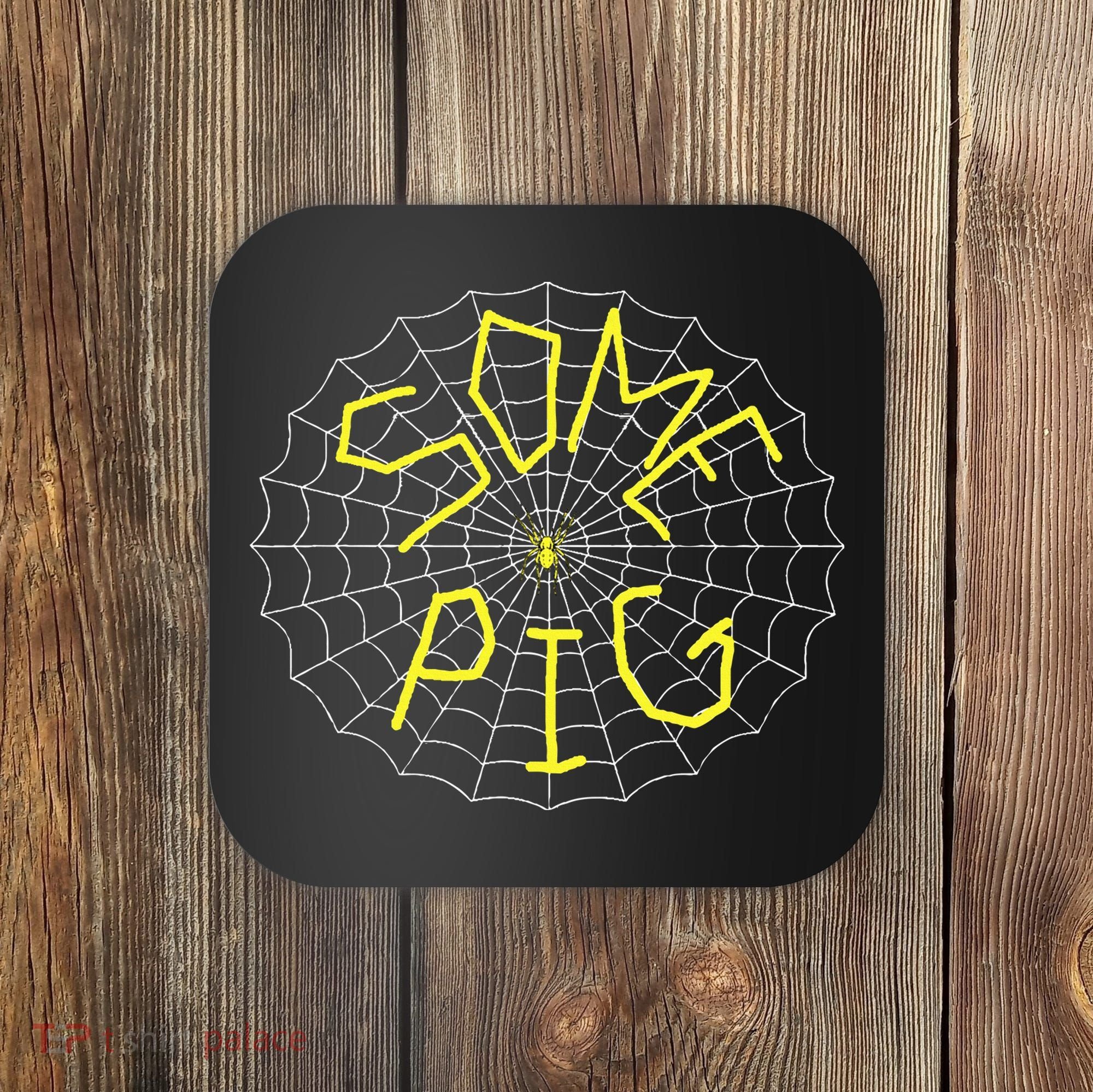 Charlotte's Some Pig Spider Web  Coaster