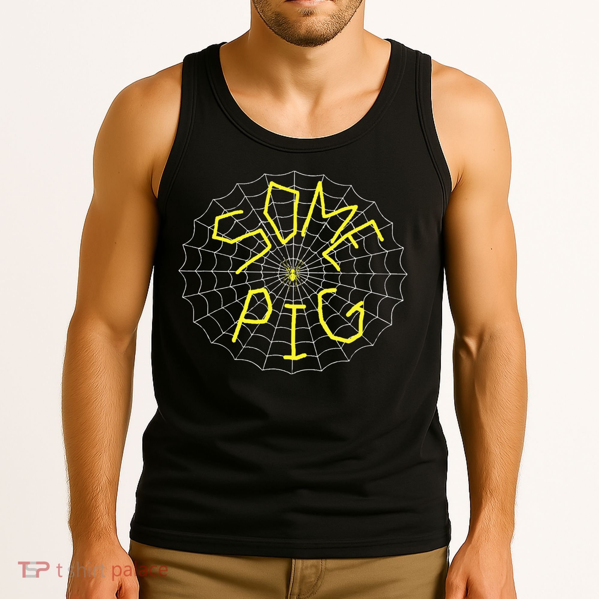 Charlotte's Some Pig Spider Web  Tank Top