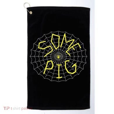 Charlotte's Some Pig Spider Web  Golf Towel