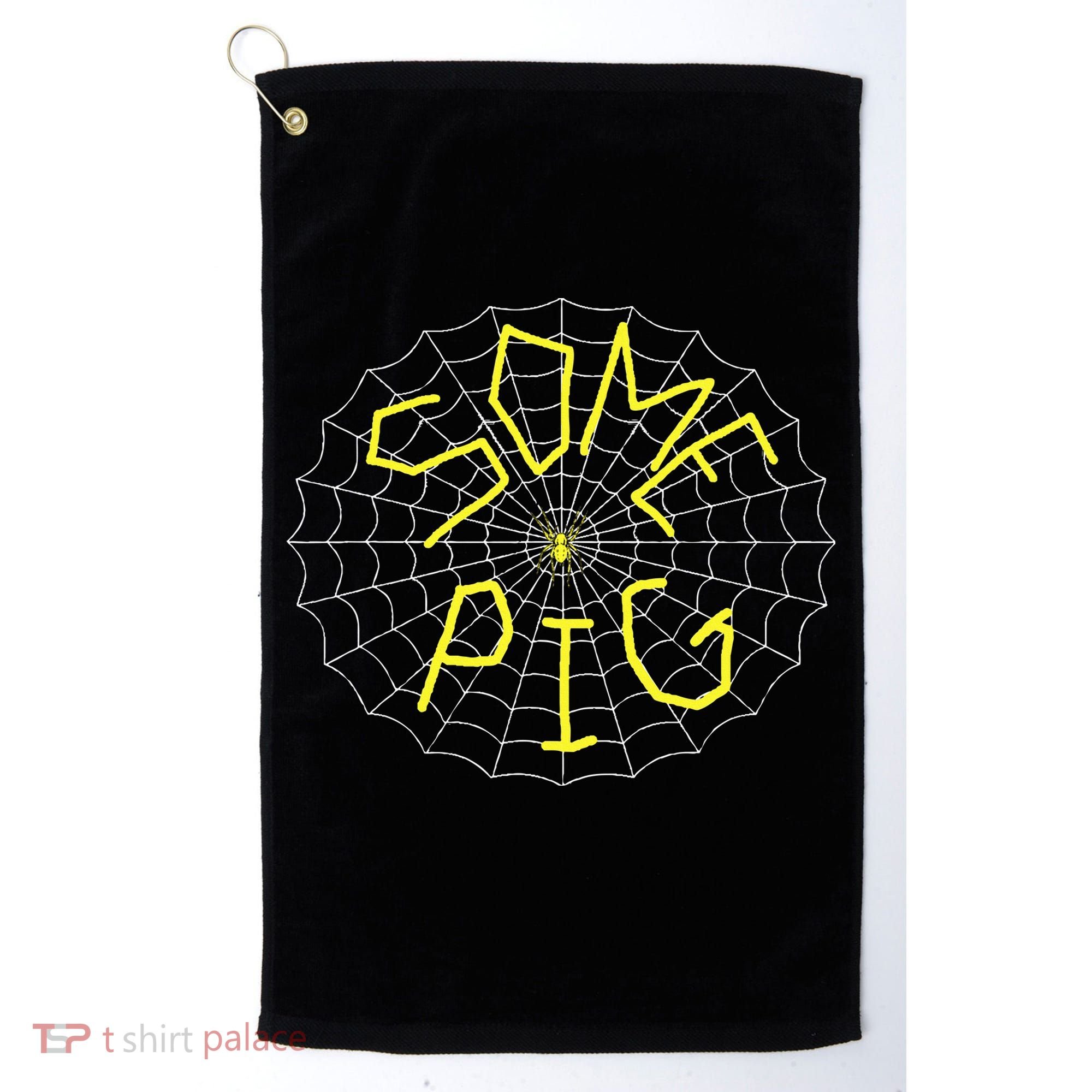 Charlotte's Some Pig Spider Web  Golf Towel