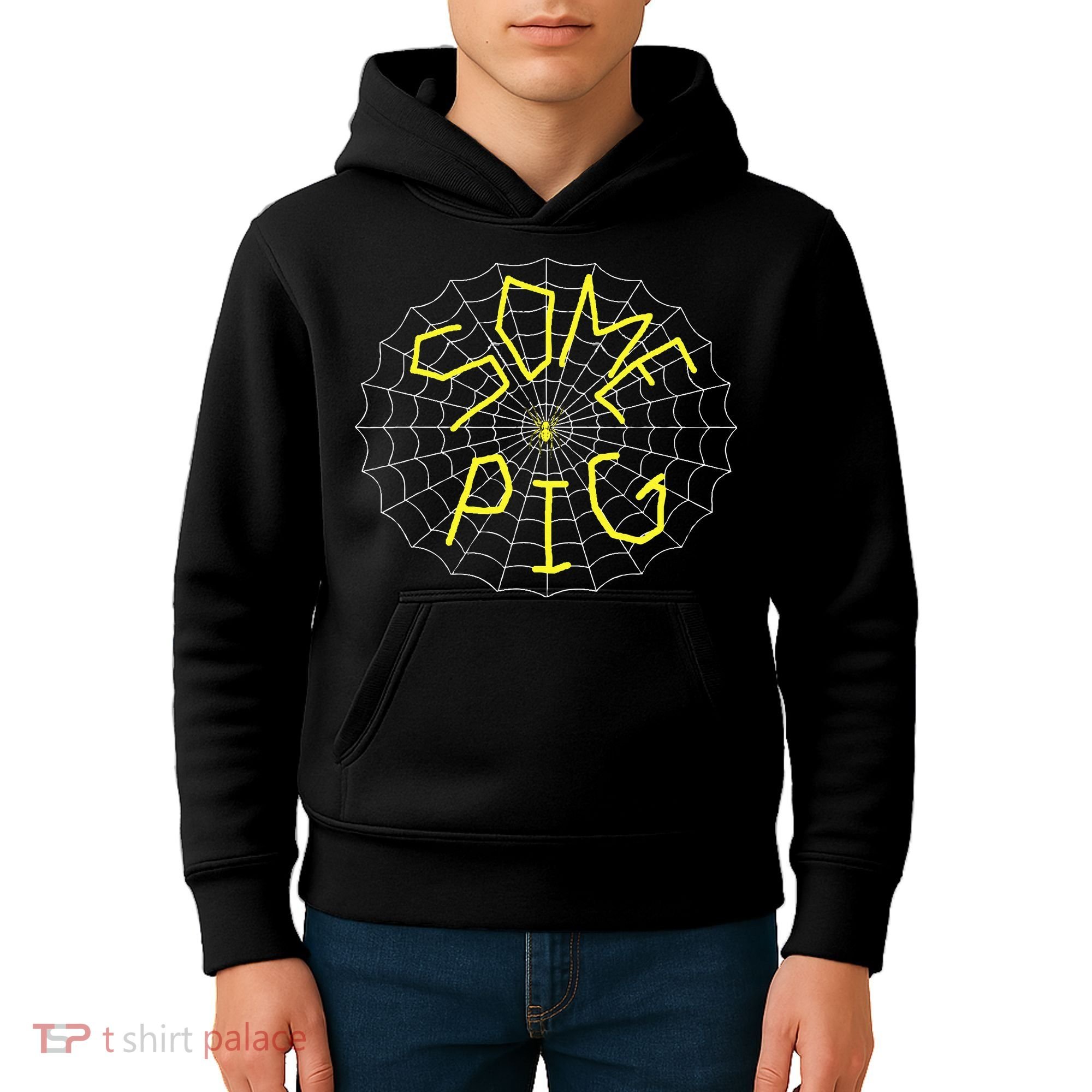 Charlotte's Some Pig Spider Web  Kids Hoodie