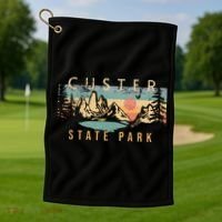 Custer State Park Golf Towel thumb 1