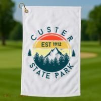 Custer State Park Golf Towel thumb 1