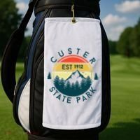 Custer State Park Golf Towel thumb 2