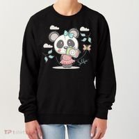 Cute Selfie Panda Girl Women's Sweatshirt thumb 0