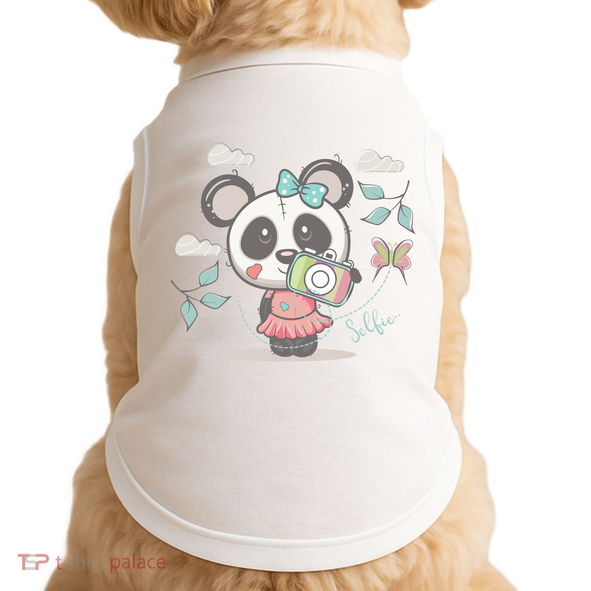 Cute Selfie Panda Girl Doggie Tank