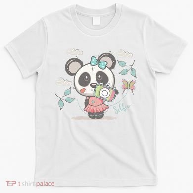 Cute Selfie Panda Girl T-Shirt