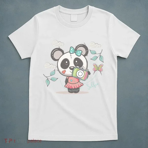 Cute Selfie Panda Girl T-Shirt