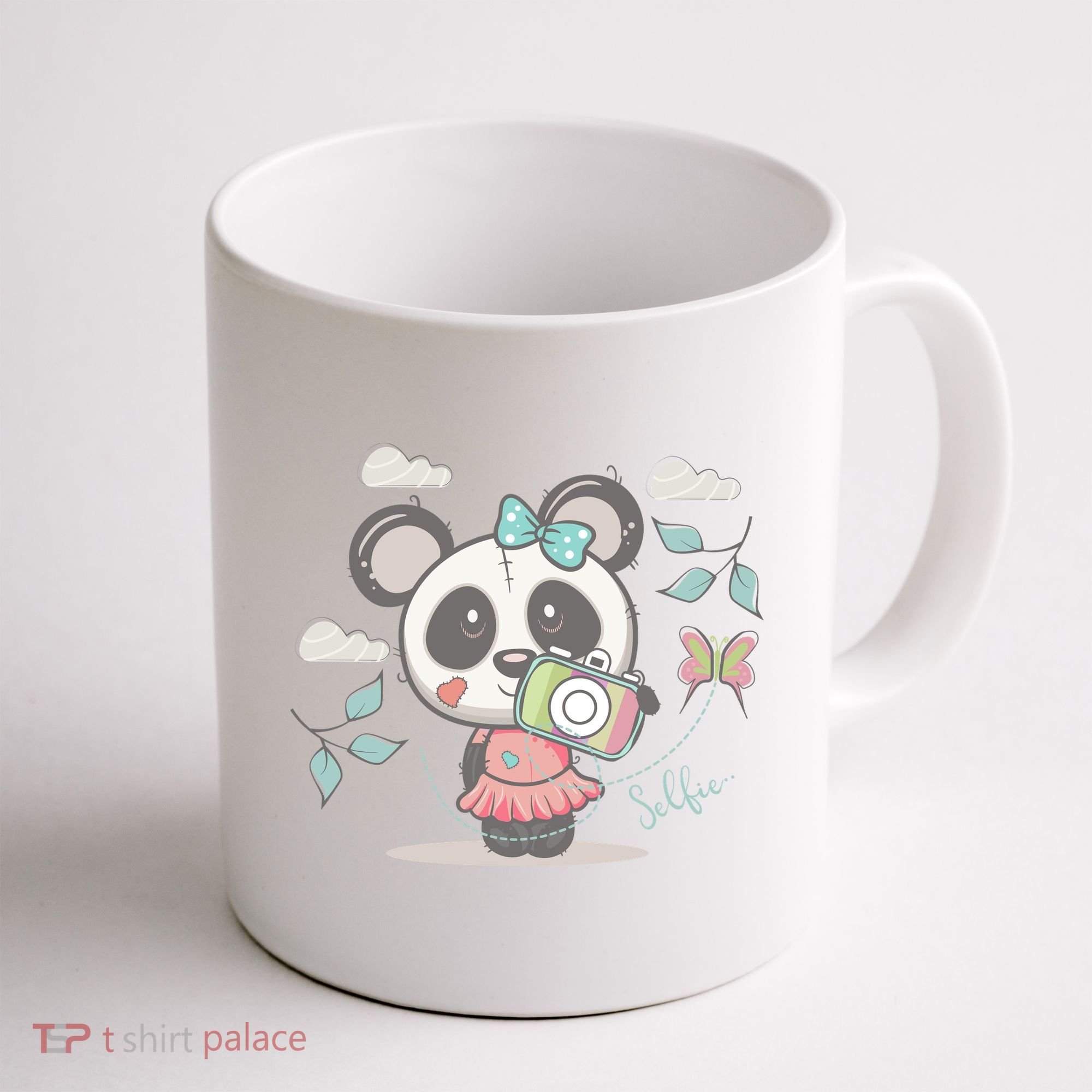 Cute Selfie Panda Girl Coffee Mug