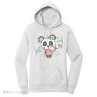 Cute Selfie Panda Girl Women's Hoodie thumb 0