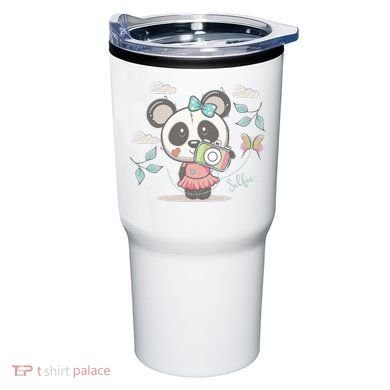 Cute Selfie Panda Girl Tumbler