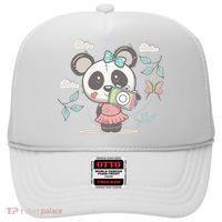 Cute Selfie Panda Girl Hat thumb 0