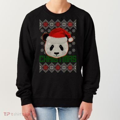 Cute Santa Panda Ugly Christmas Sweater Women's Sweatshirt