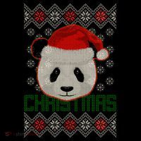 Cute Santa Panda Ugly Christmas Sweater Women's Hoodie thumb 2