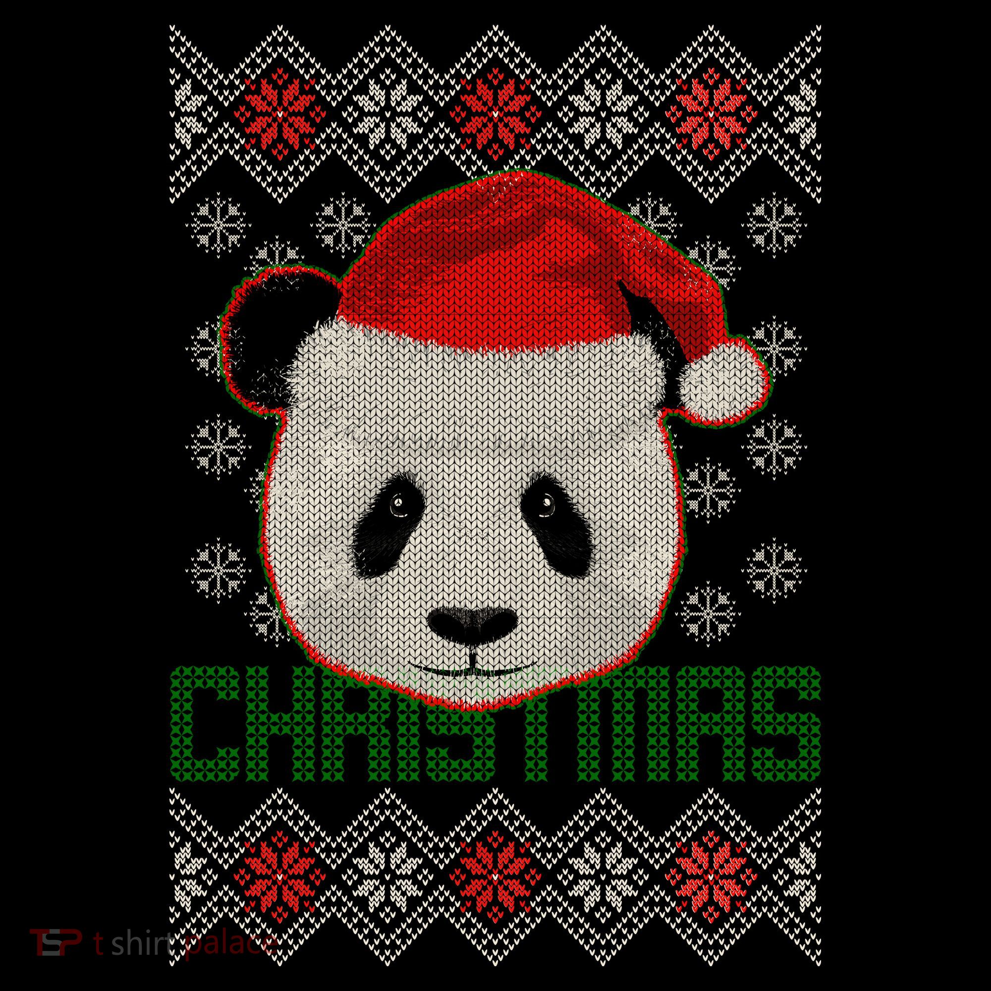 Cute Santa Panda Ugly Christmas Sweater Women's Hoodie