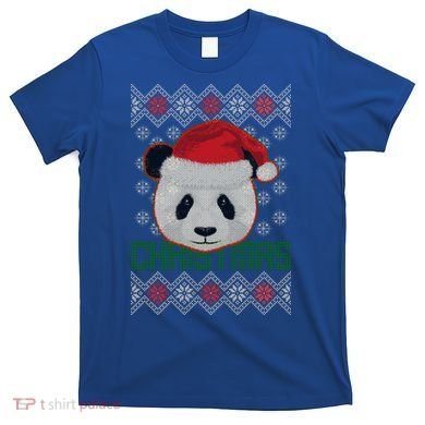 Cute Santa Panda Ugly Christmas Sweater T-Shirt