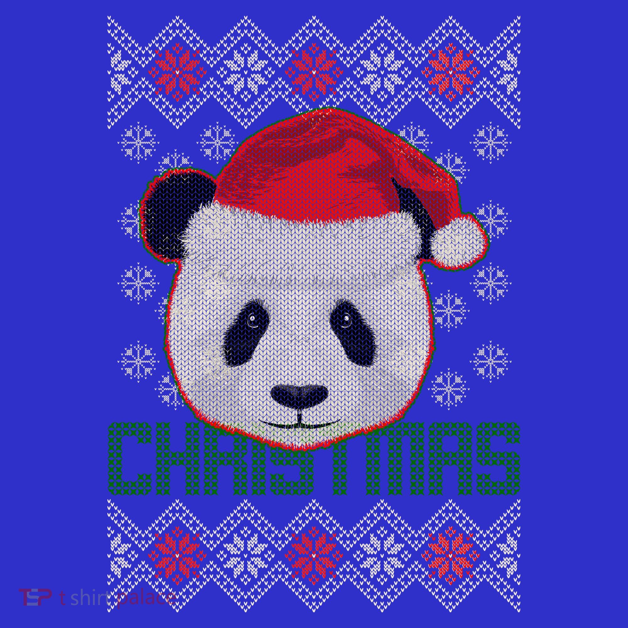 Cute Santa Panda Ugly Christmas Sweater T-Shirt