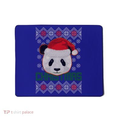 Cute Santa Panda Ugly Christmas Sweater Mousepad