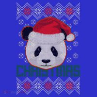 Cute Santa Panda Ugly Christmas Sweater Visor thumb 3