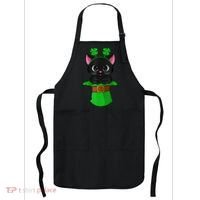 Cat St Patricks Day Leprechaun Shamrock Kitten Girls Boys Apron thumb 0
