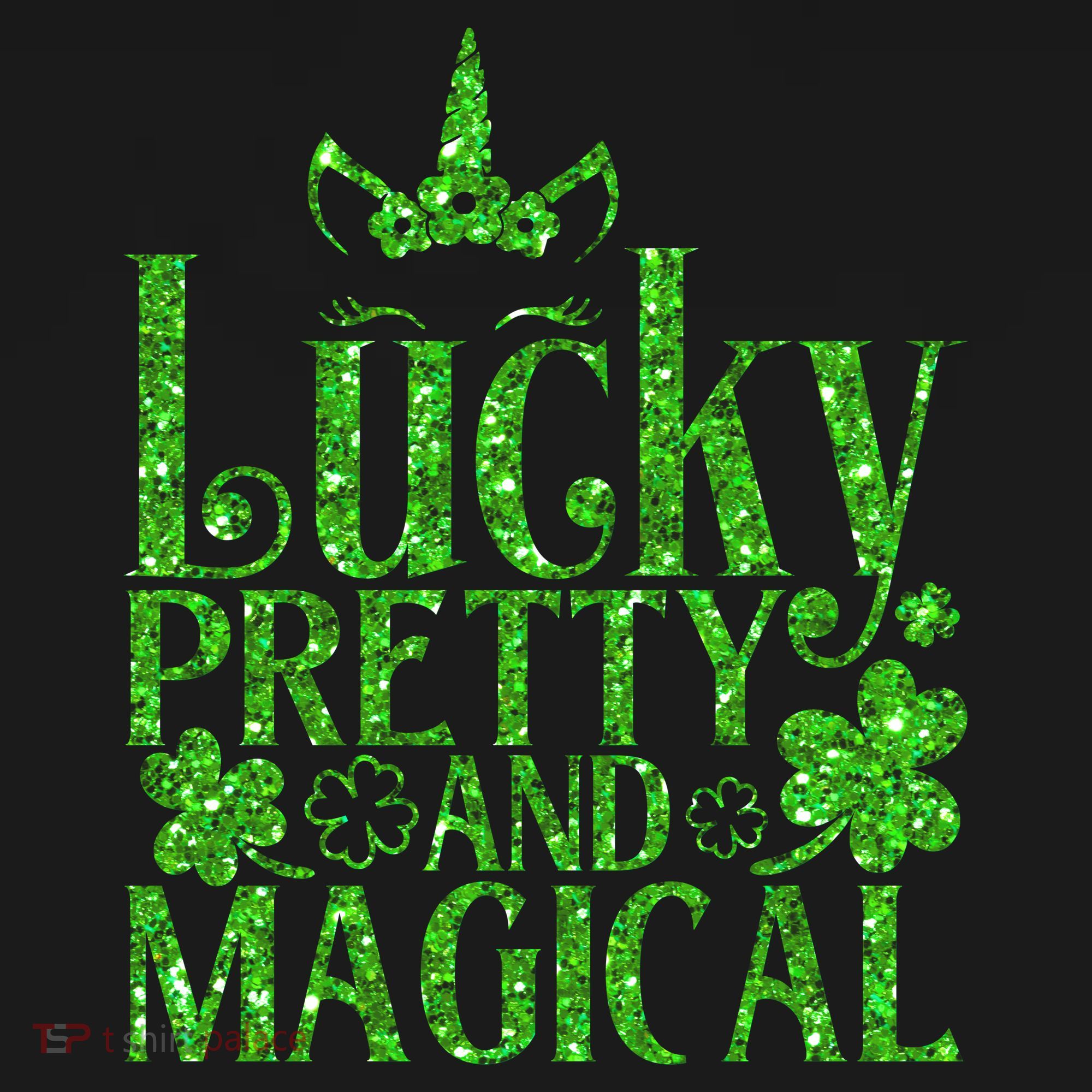 Cute St Patricks Day Lucky Pretty and Magical Backpack