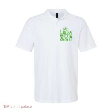 Cute St Patricks Day Lucky Pretty and Magical Polo