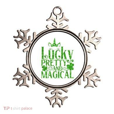 Cute St Patricks Day Lucky Pretty and Magical Ornament
