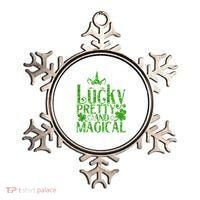 Cute St Patricks Day Lucky Pretty and Magical Ornament thumb 0