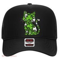 Cute St Patrick's Day Shamrock Clover Cat Hat thumb 0