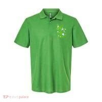 Cute St Patrick's Day Shamrock Clover Cat Polo thumb 0