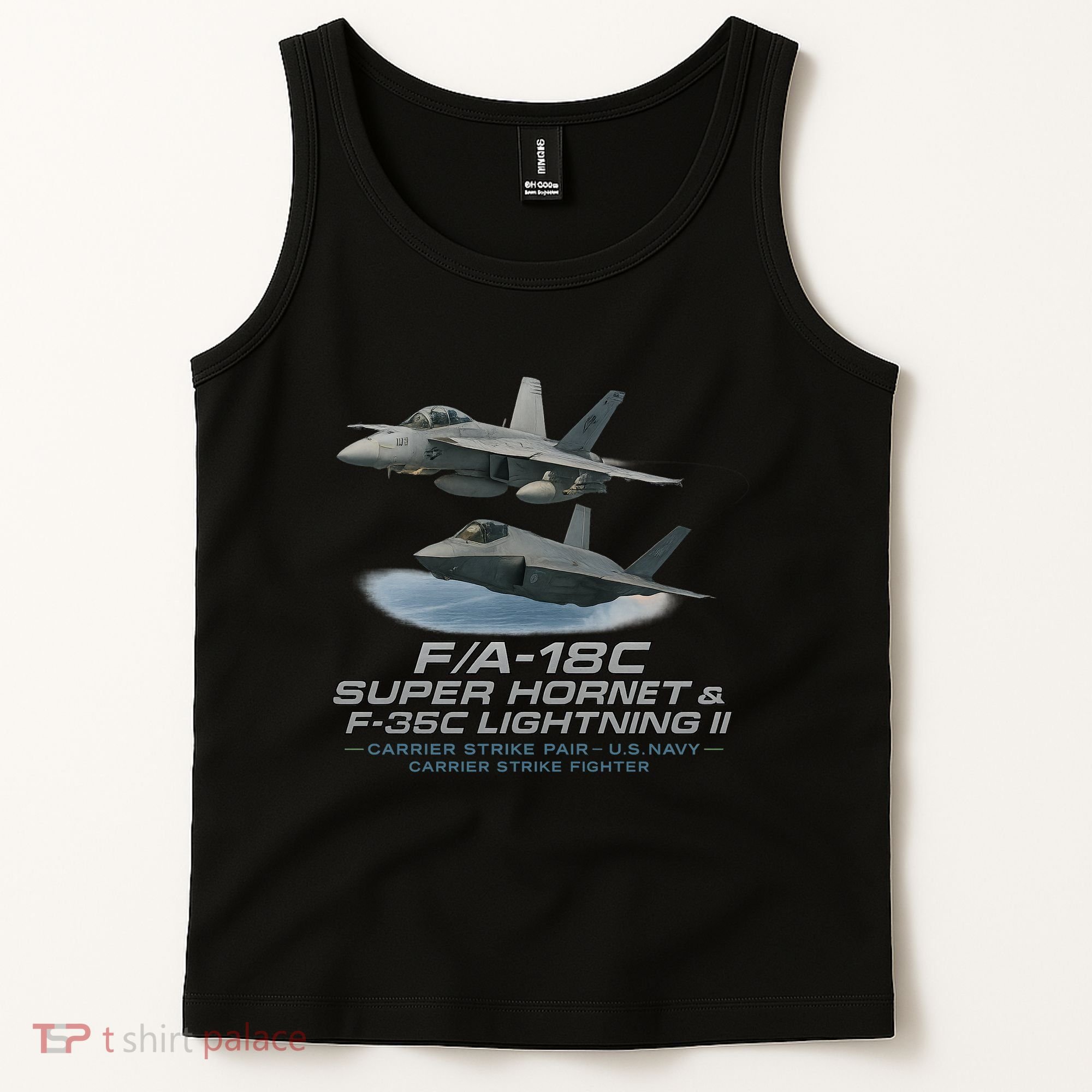 Carrier Strike Pair – F/A-18F & F-35C Tank Top