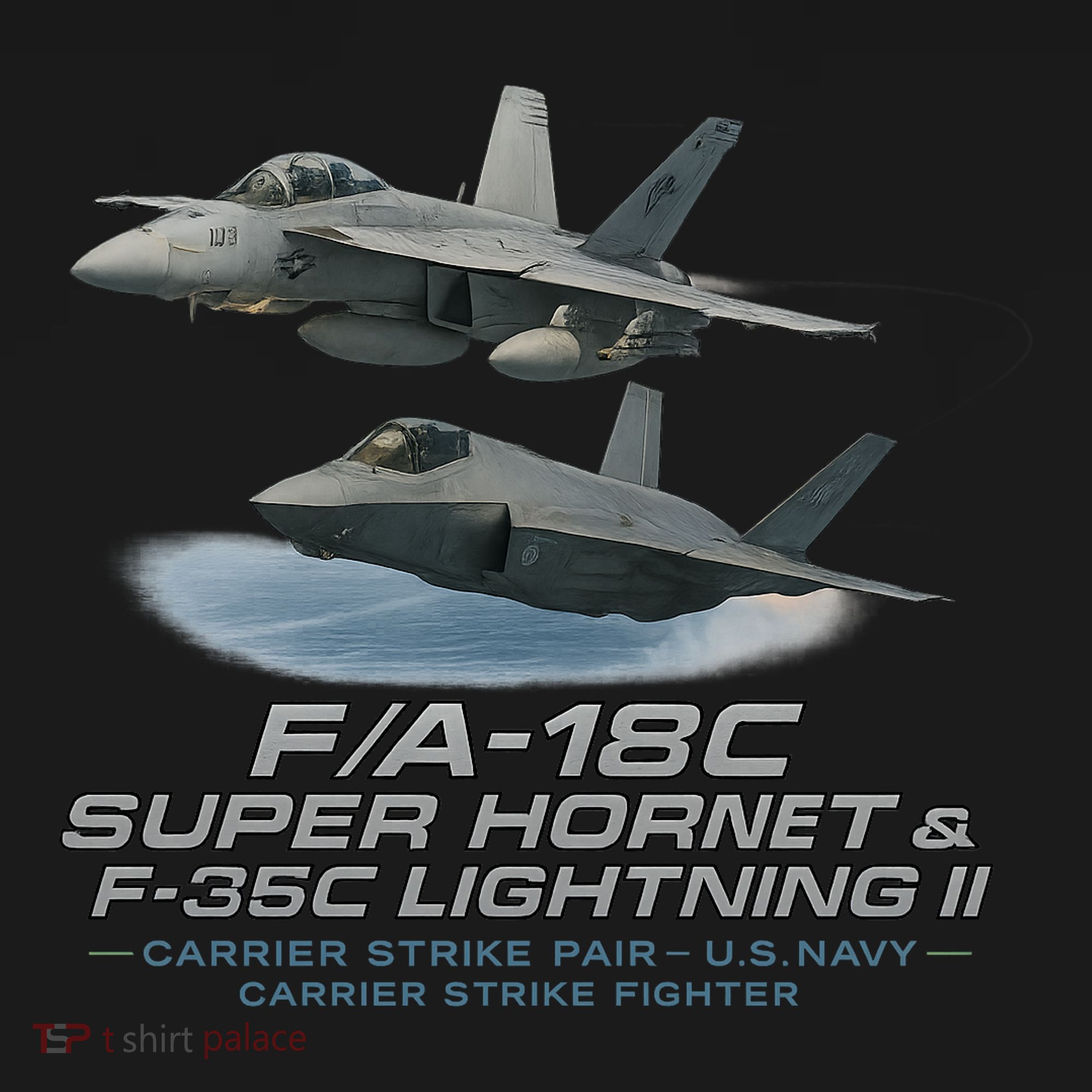 Carrier Strike Pair – F/A-18F & F-35C Tank Top