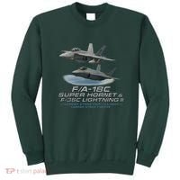 Carrier Strike Pair – F/A-18F & F-35C Sweatshirt thumb 0