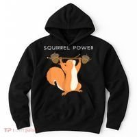 Cute Squirrel Power Hoodie thumb 0