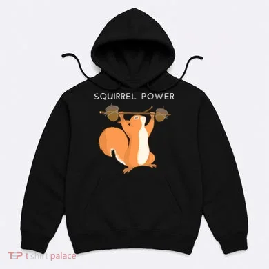 Cute Squirrel Power Hoodie