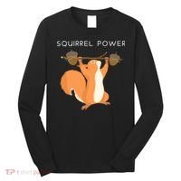 Cute Squirrel Power Long Sleeve Shirt thumb 0