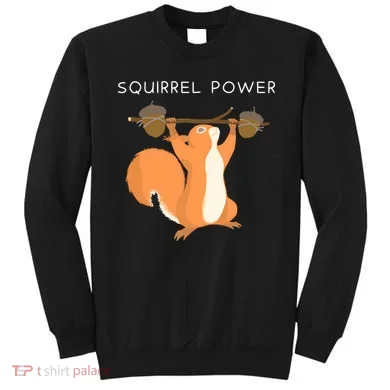 Cute Squirrel Power Sweatshirt