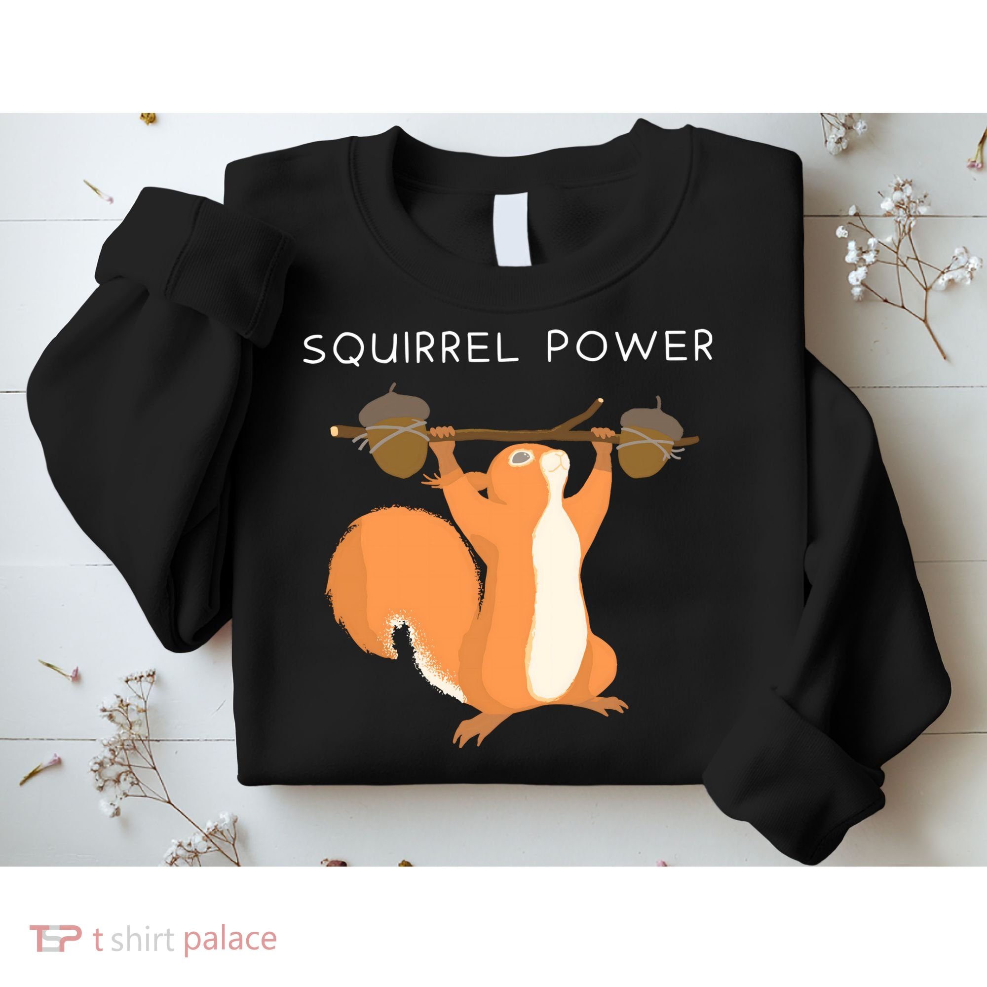 Cute Squirrel Power Sweatshirt