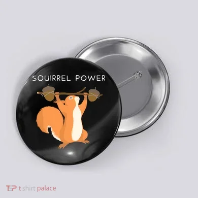 Cute Squirrel Power Button