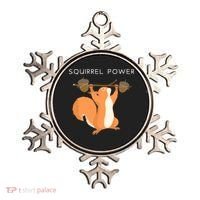 Cute Squirrel Power Ornament thumb 0