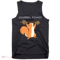 Cute Squirrel Power Tank Top thumb 0