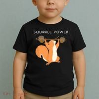 Cute Squirrel Power Toddler T-Shirt thumb 2