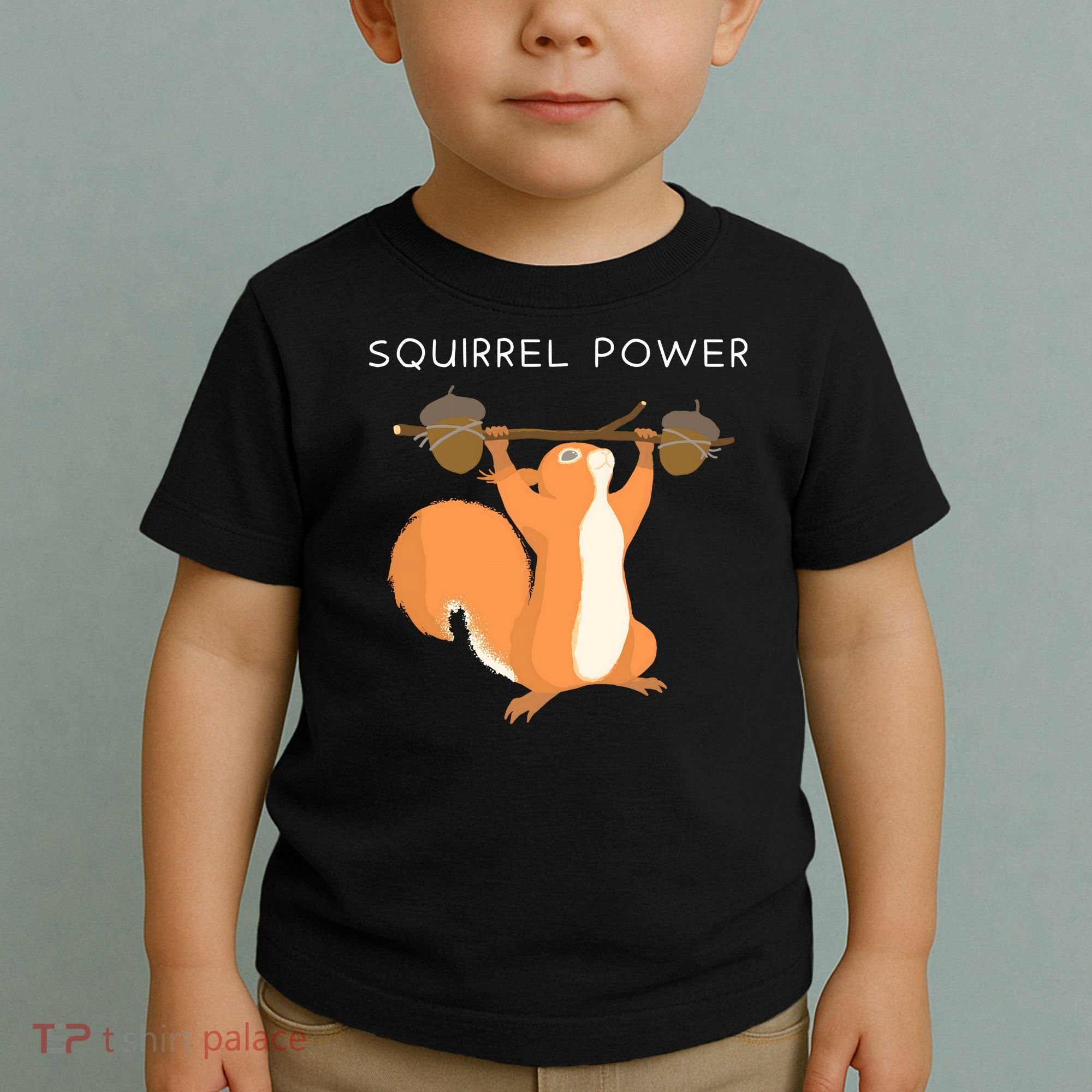 Cute Squirrel Power Toddler T-Shirt