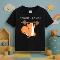 Cute Squirrel Power Toddler T-Shirt thumb 3