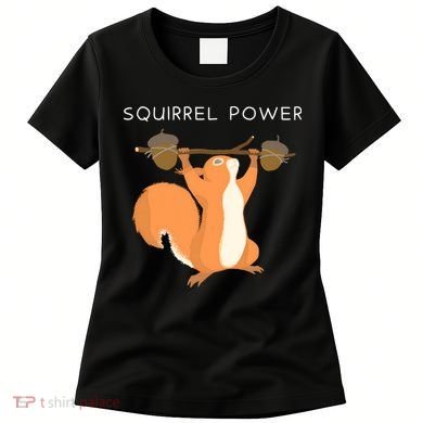 Cute Squirrel Power Women's T-Shirt